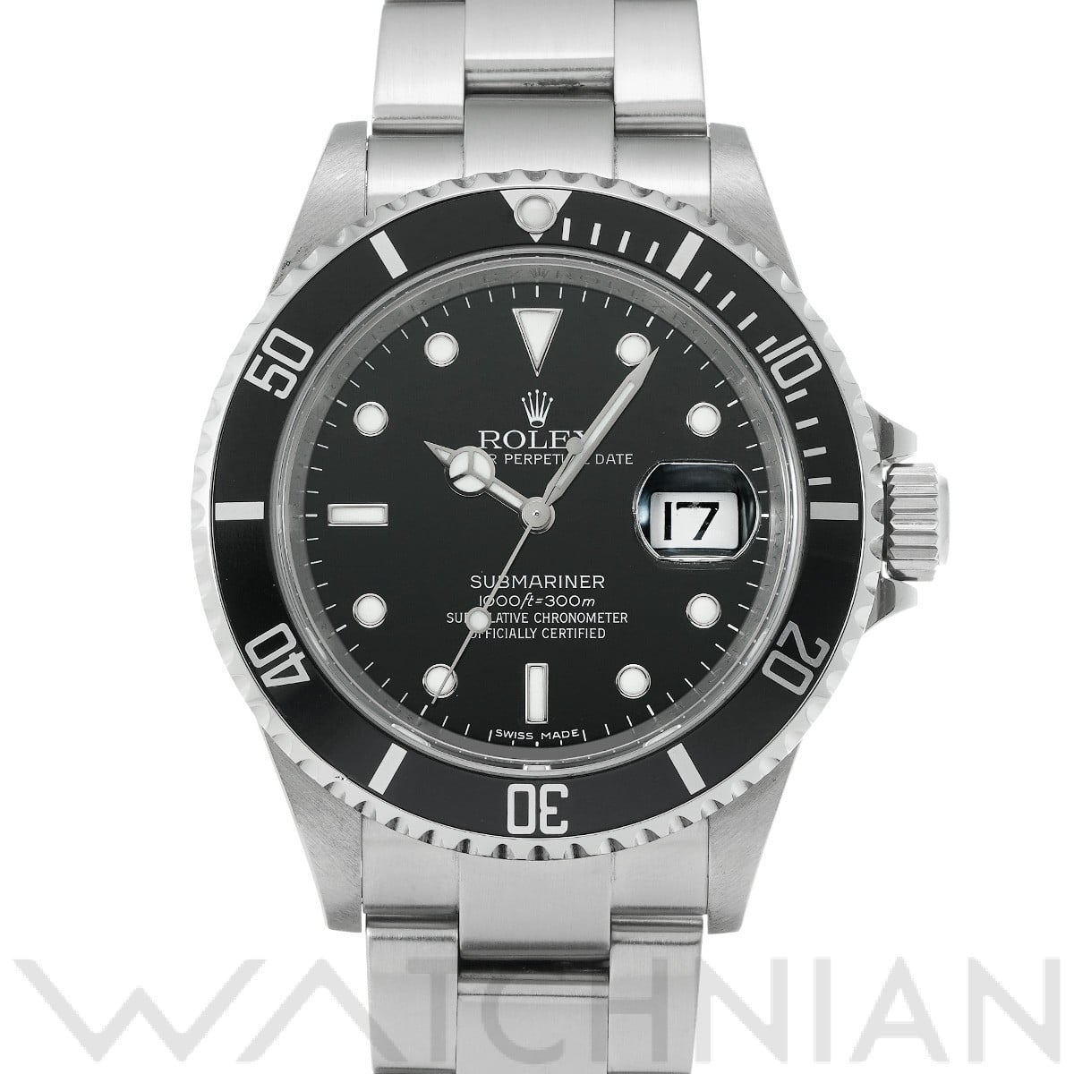 ロレックス サブマリーナ デイト 16610 ブラック メンズ 時計 【中古】【wristwatch】