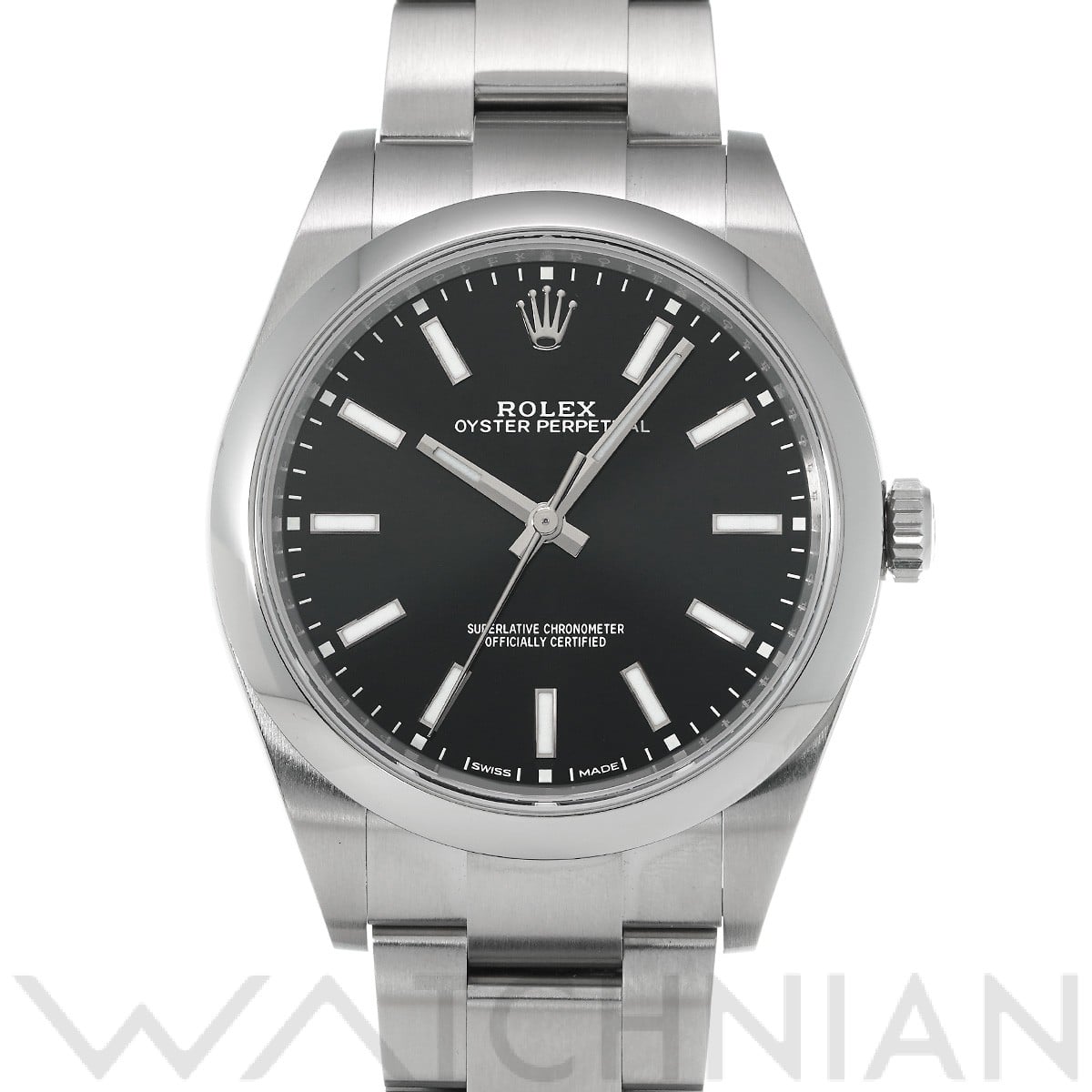 ロレックス / ROLEX オイスターパーペチュアル 39 114300 ブラック メンズ 時計 【中古】【wristwatch】