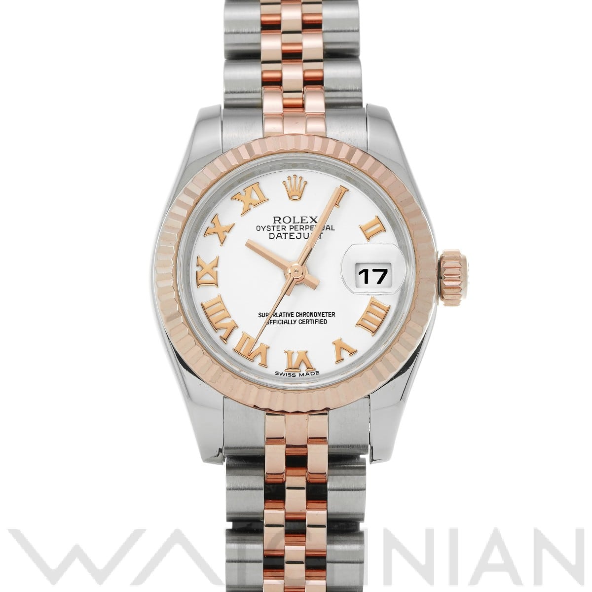 ロレックス レディ デイトジャスト 26 179171 ホワイト レディース 時計 【中古】【wristwatch】