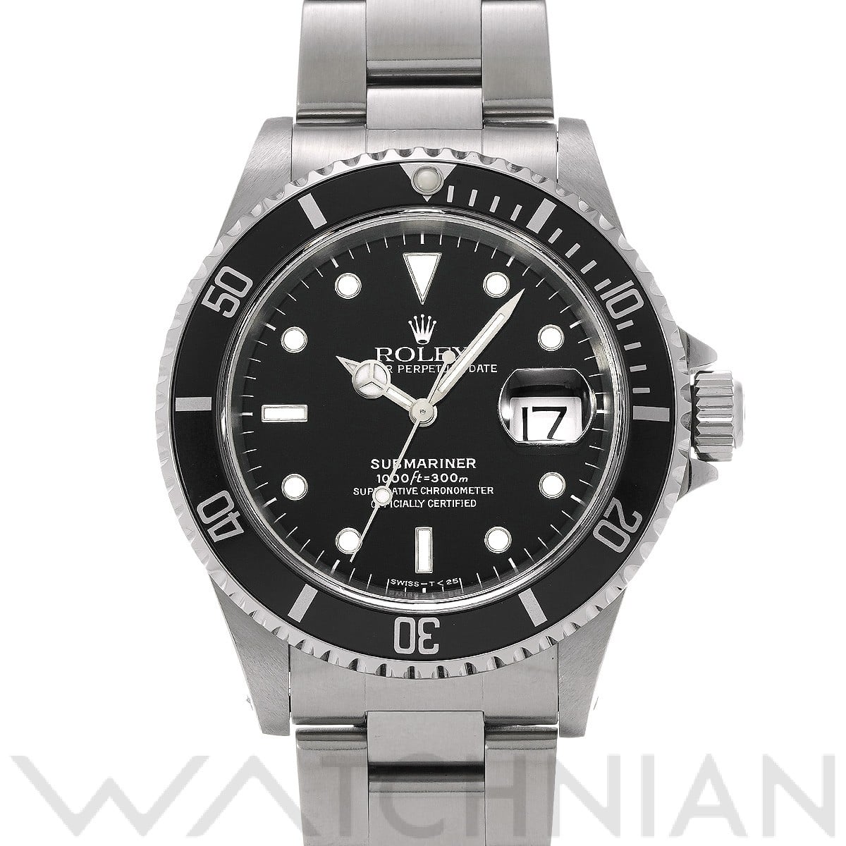 ロレックス サブマリーナ デイト 16610 ブラック メンズ 時計 【中古】【wristwatch】