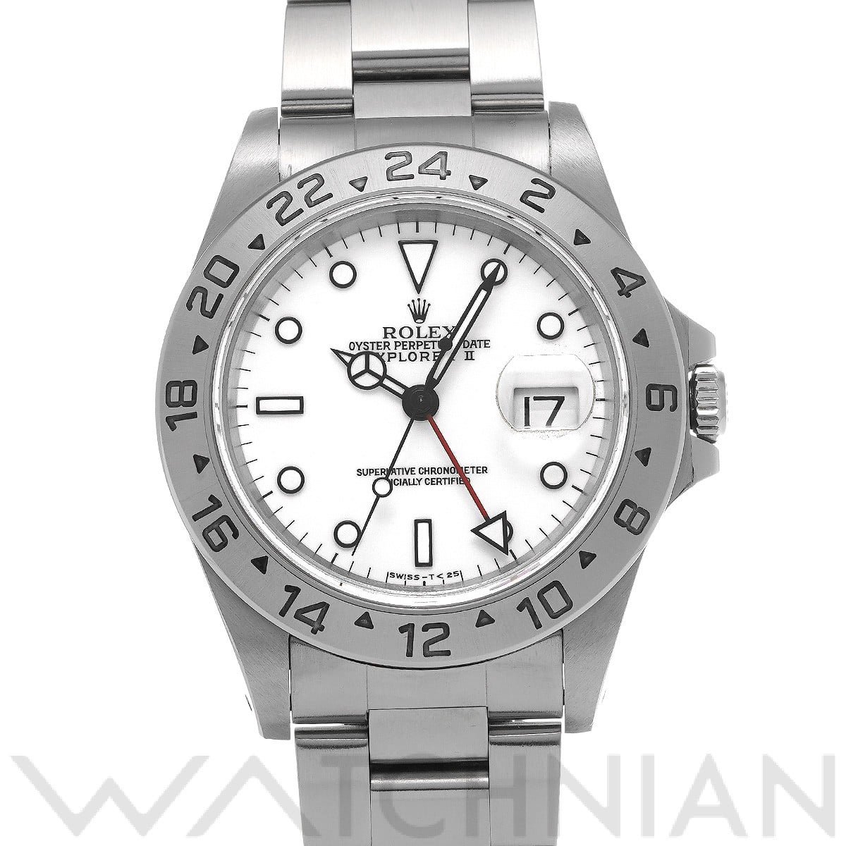 ロレックス エクスプローラーII 16570 ホワイト メンズ 時計 【中古】【wristwatch】