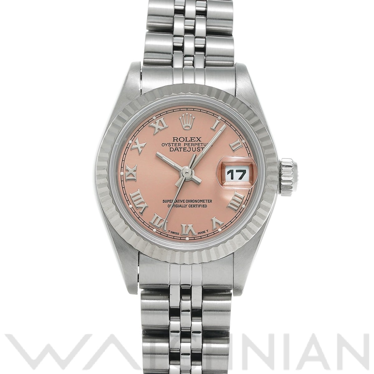 ロレックス デイトジャスト 69174 ピンク レディース 時計 【中古】【wristwatch】