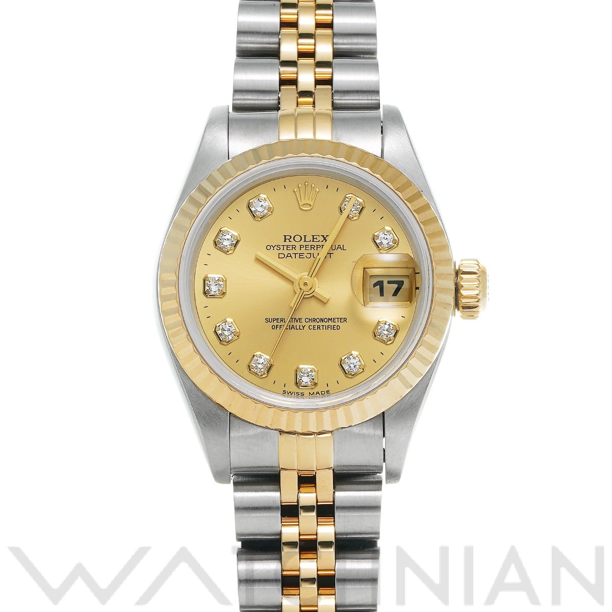 ロレックス / ROLEX デイトジャスト 69173G シャンパン/ダイヤモンド レディース 時計 【中古】【wristwatch】
