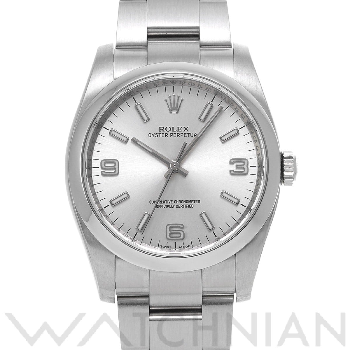 ロレックス オイスターパーペチュアル 36 116000 シルバー メンズ 時計 【中古】【wristwatch】