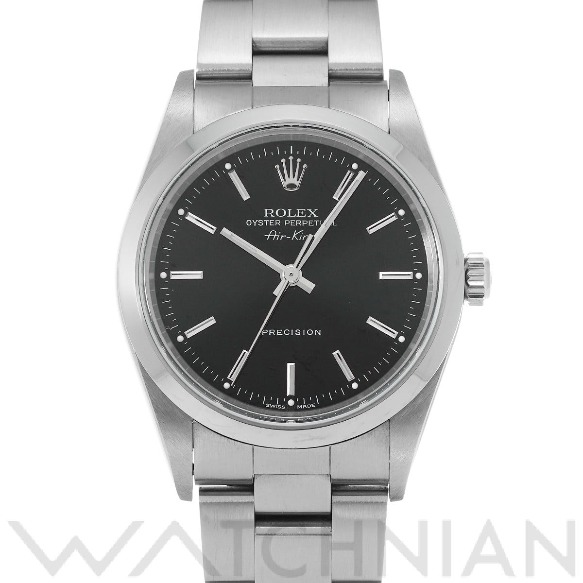 ロレックス エアキング 14000M ブラック メンズ 時計 【中古】【wristwatch】