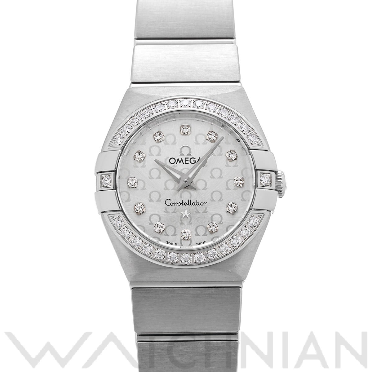オメガ コンステレーション クォーツ 123.15.24.60.52.001 シルバー/ダイヤモンド レディース 時計 【中古】【wristwatch】