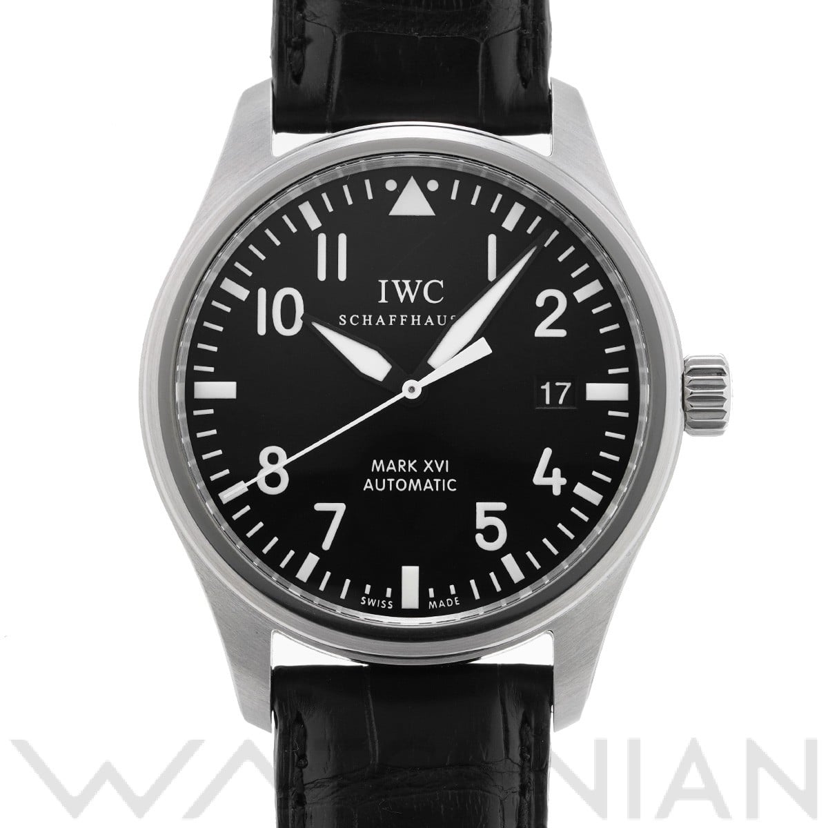 IWC パイロットウォッチ マーク XVI IW325501 ブラック メンズ 時計 【中古】【wristwatch】