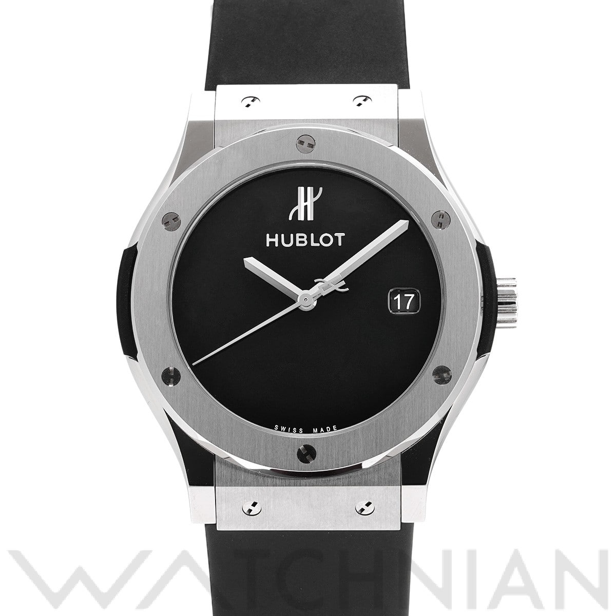 ウブロ / HUBLOT クラシックフュージョン チタニウム 40th 511.NX.1270.RX.MDM40 ブラックラッカー メンズ 時計 【中古】【wristwatch】