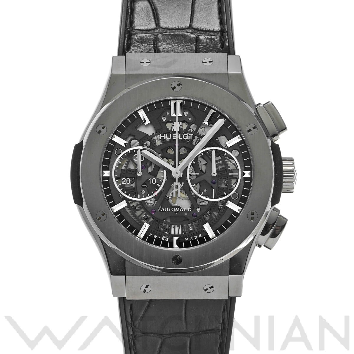 ウブロ / HUBLOT クラシックフュージョン アエロフュージョン チタニウム 525.NX.0170.RX スケルトン メンズ 時計 【中古】【wristwatch】