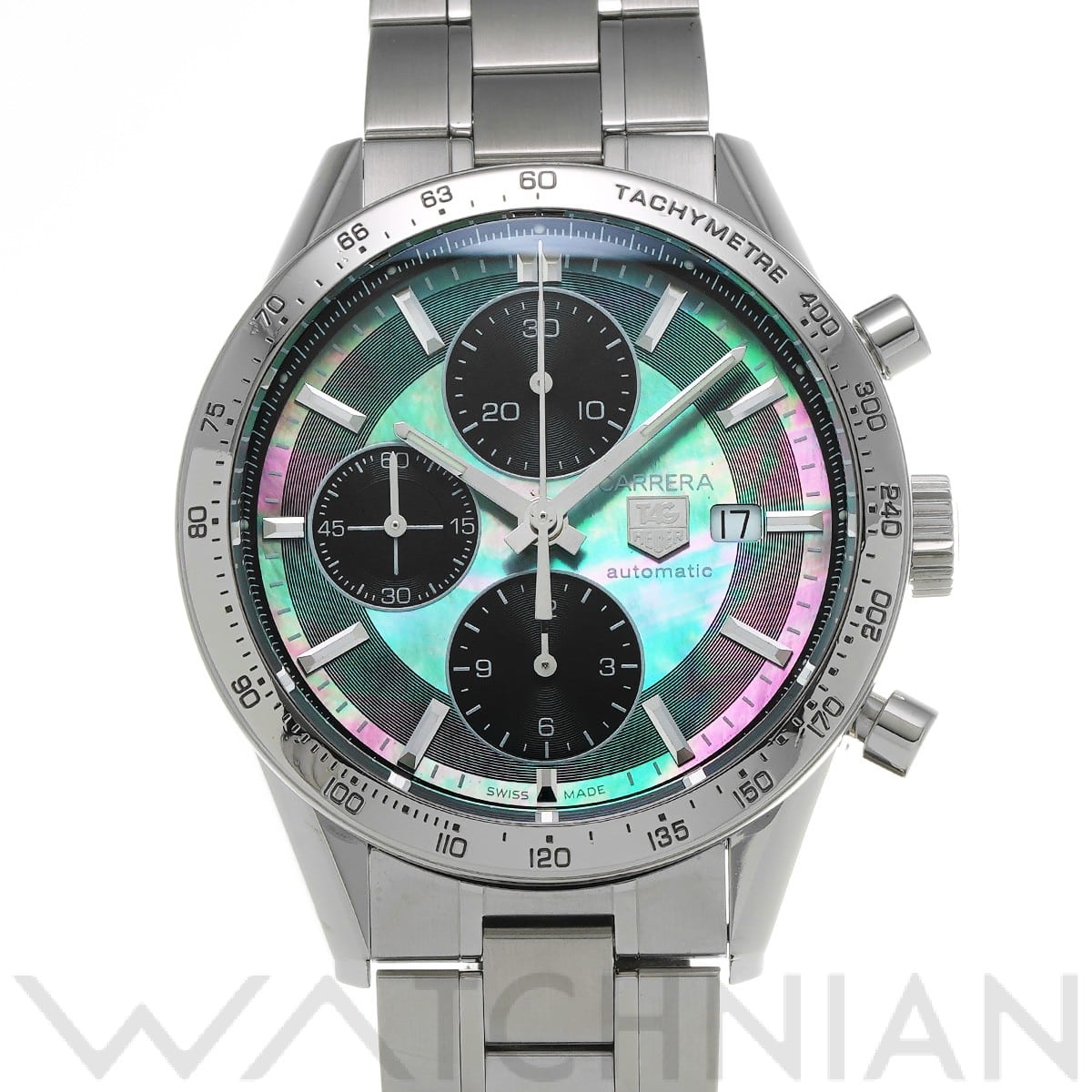 タグ ホイヤー / TAG HEUER カレラ キャリバー16 クロノグラフ CV201P.BA0794 ブラックシェル/ブラック メンズ 時計 【中古】【wristwatch】