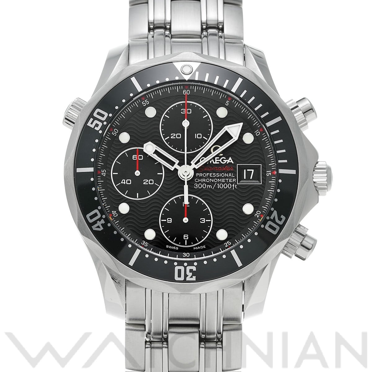 オメガ / OMEGA シーマスター ダイバー300 クロノグラフ 213.30.42.40.01.001 ブラック メンズ 時計 【中古】【wristwatch】