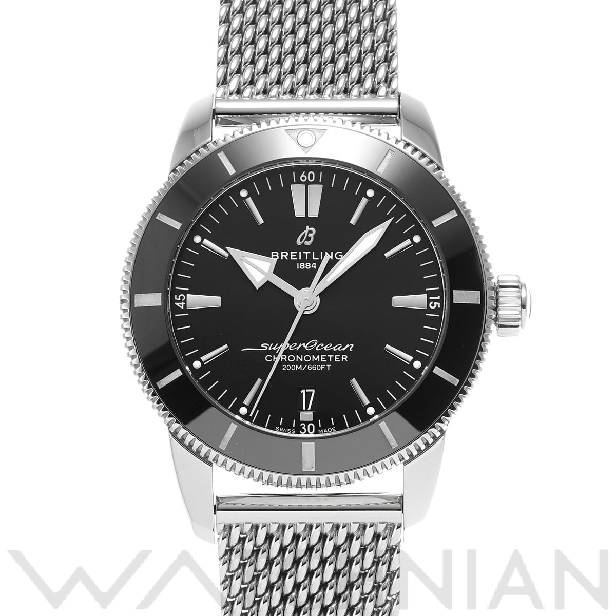 ブライトリング スーパーオーシャン ヘリテージ B20 オートマチック 44 AB2030121B1A1 ブラック メンズ 時計 【中古】【wristwatch】