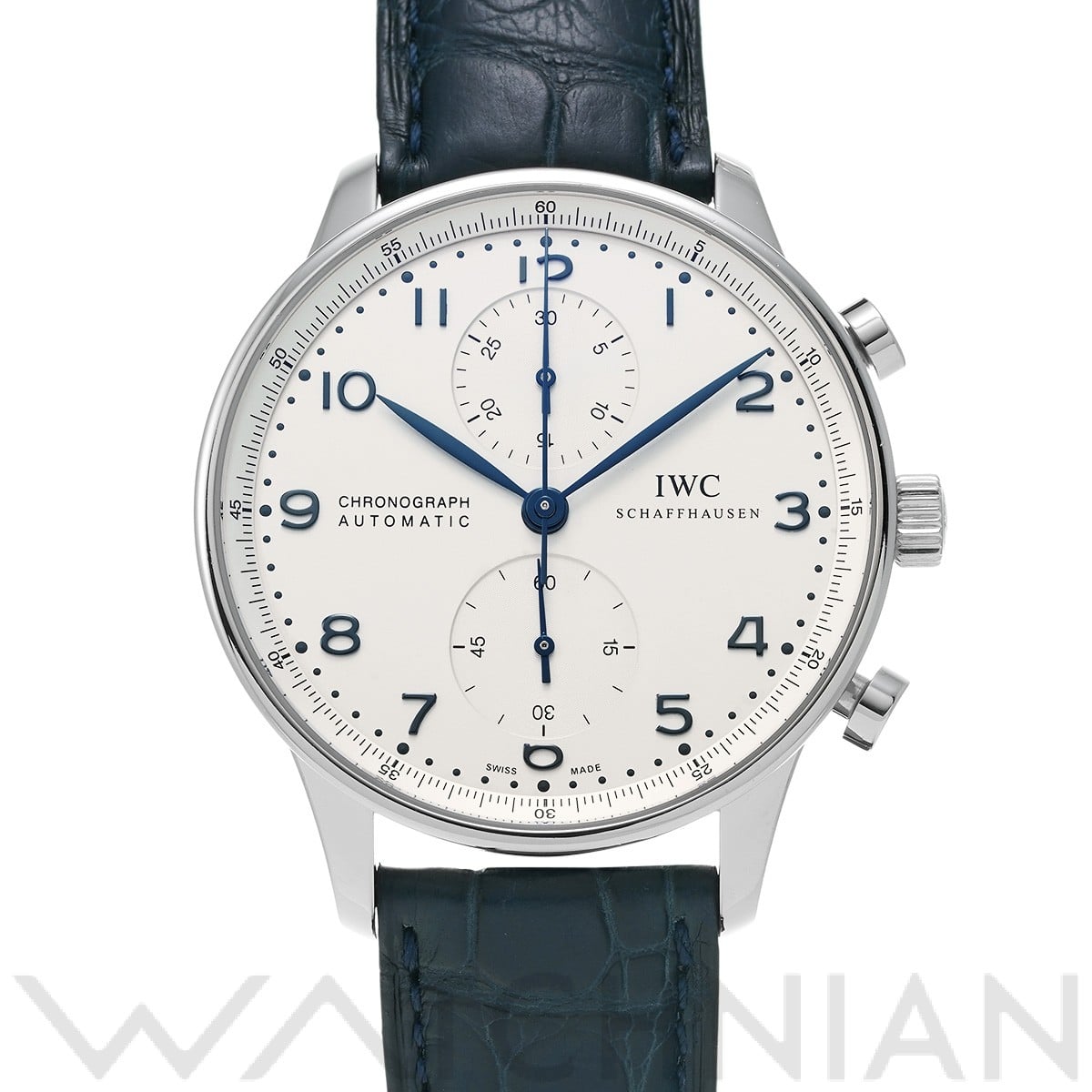 IWC ポルトギーゼ クロノグラフ IW371446 シルバー メンズ 時計 【中古】【wristwatch】