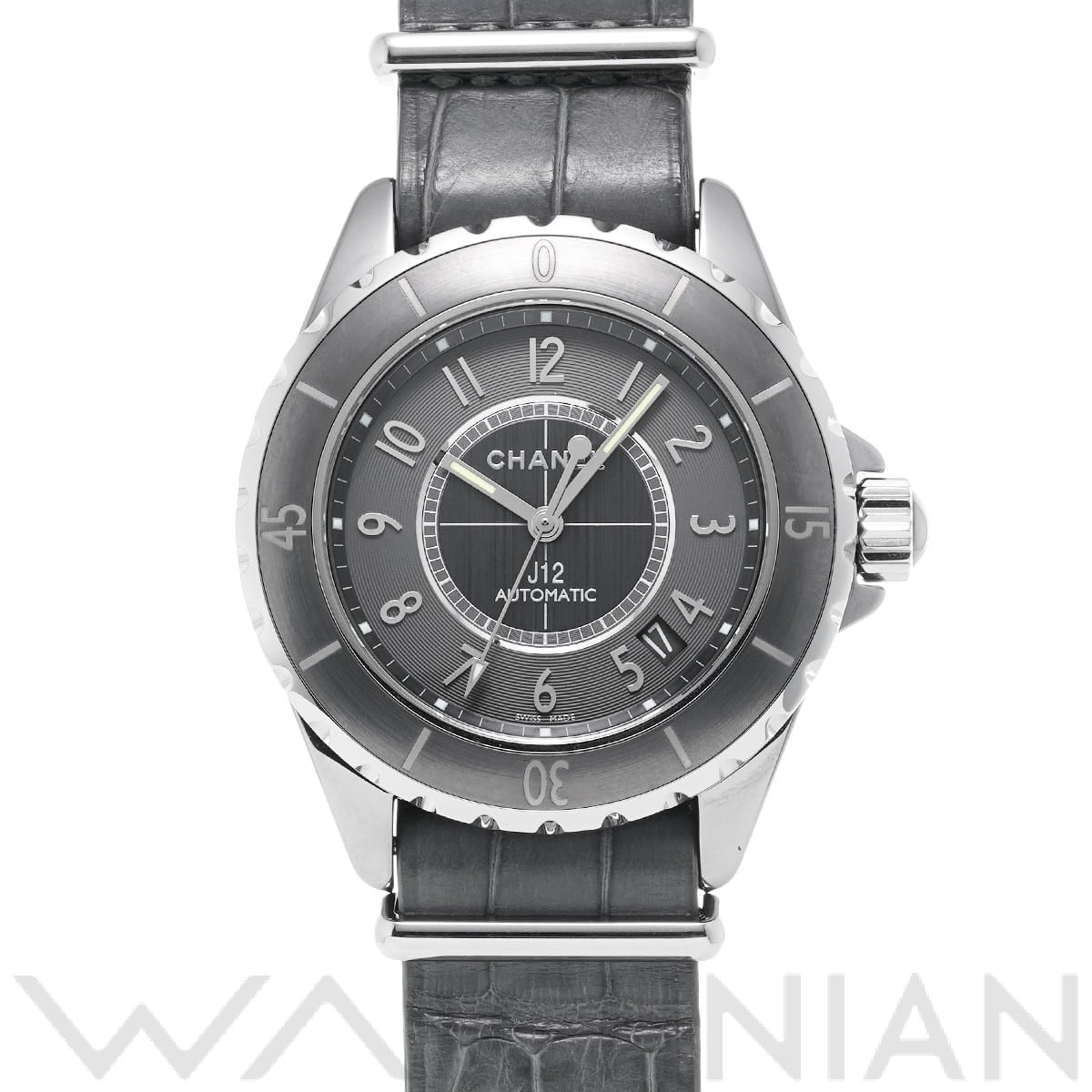 シャネル / CHANEL J12 G.10 H4187 グレー メンズ 時計 【中古】【wristwatch】
