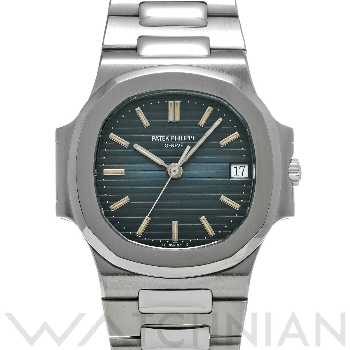 パテック フィリップ / PATEK PHILIPPE ノーチラス 3800/1 ブルー メンズ 時計 【中古】【wristwatch】