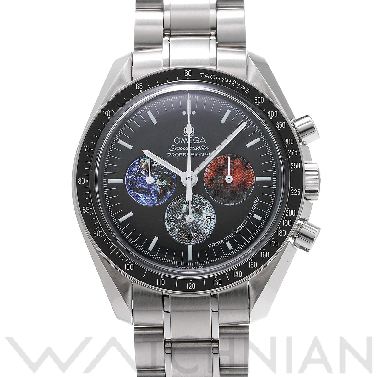 オメガ / OMEGA スピードマスター プロフェッショナル ムーンウォッチ フロムザムーントゥマーズ 3577.50 ブラック メンズ 時計 【中古】【wristwatch】