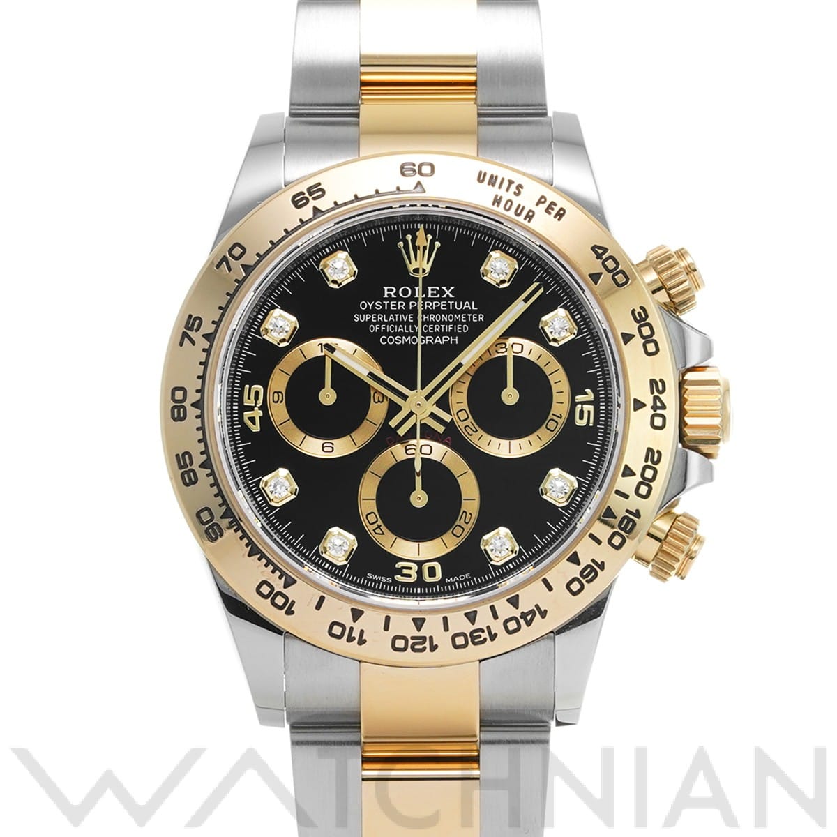 ロレックス コスモグラフ デイトナ 116503G ブラック/ダイヤモンド メンズ 時計 【中古】【wristwatch】