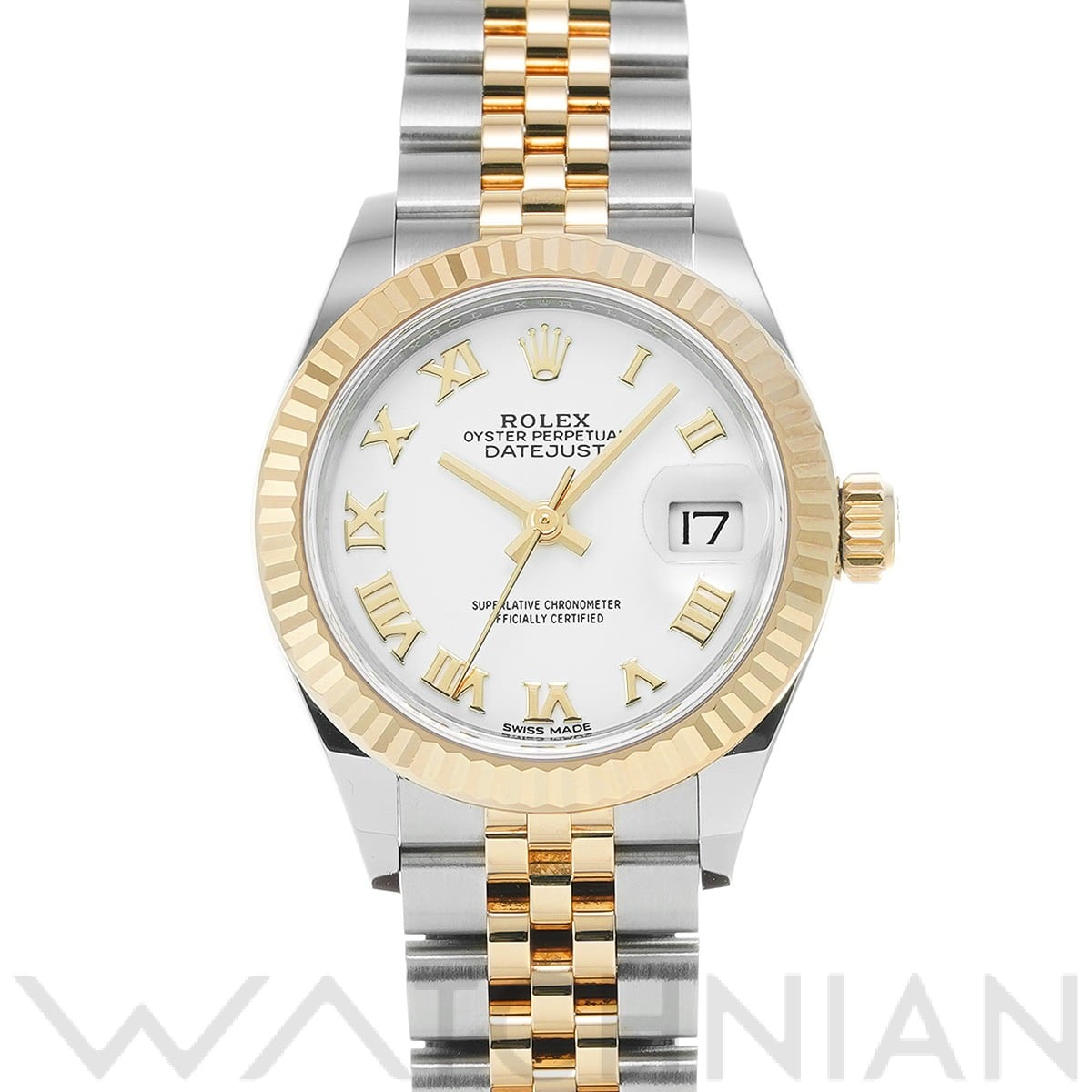 ロレックス レディ デイトジャスト 28 279173 ホワイト レディース 時計 【中古】【wristwatch】