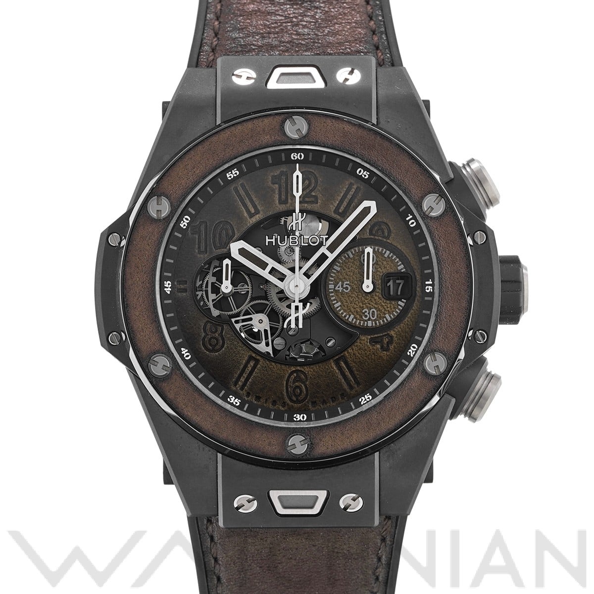 ウブロ / HUBLOT ビッグバン ウニコ ベルルッティ コールドブラウン 411.CI.0500.VR.BER20 ブラウン メンズ 時計 【中古】【wristwatch】