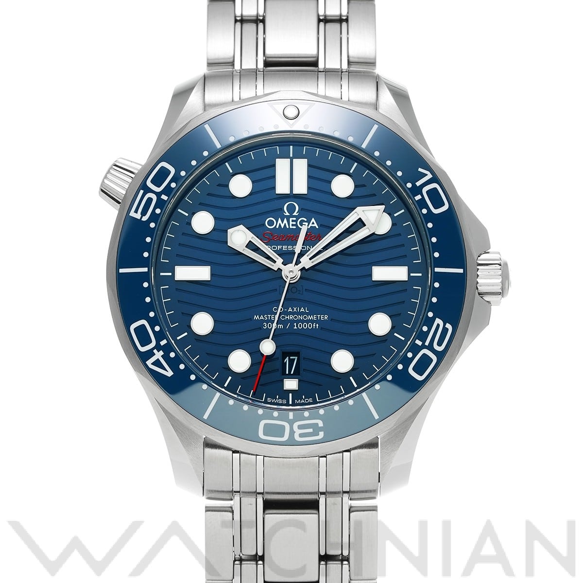 オメガ / OMEGA シーマスター ダイバー300 コーアクシャル マスタークロノメーター 210.30.42.20.03.001 ブルー メンズ 時計 【中古】【wristwatch】
