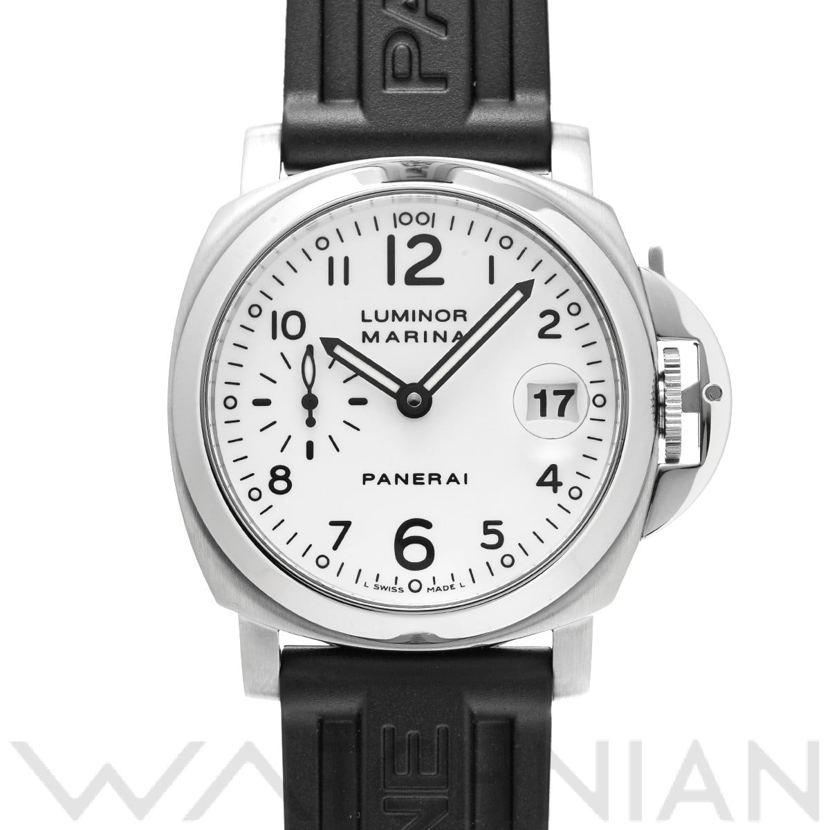 パネライ / PANERAI ルミノールマリーナ オートマティック PAM00049 ホワイト メンズ 時計 【中古】【wristwatch】