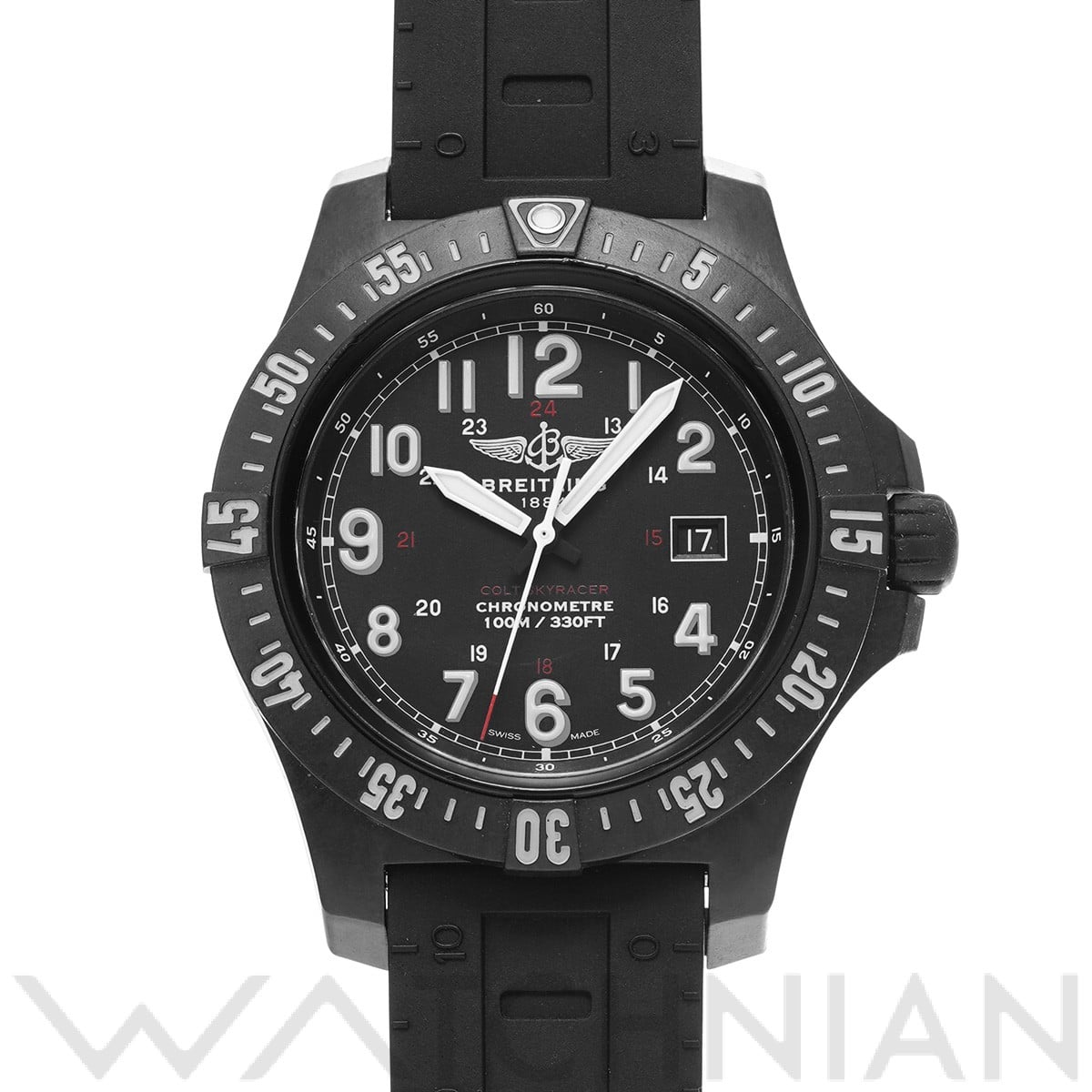 ブライトリング コルト スカイレーサー X74320E4/BF87 ブラック メンズ 時計 【中古】【wristwatch】