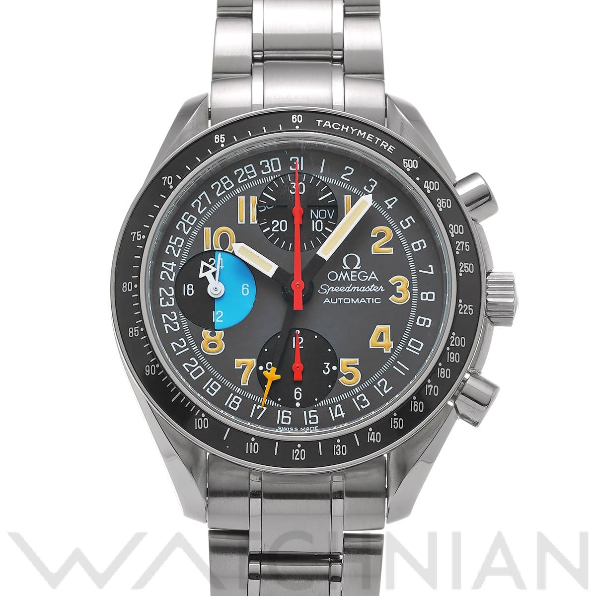 オメガ スピードマスター マーク40 AM/PM 3520.53 グレー/ブラック メンズ 時計 【中古】【wristwatch】