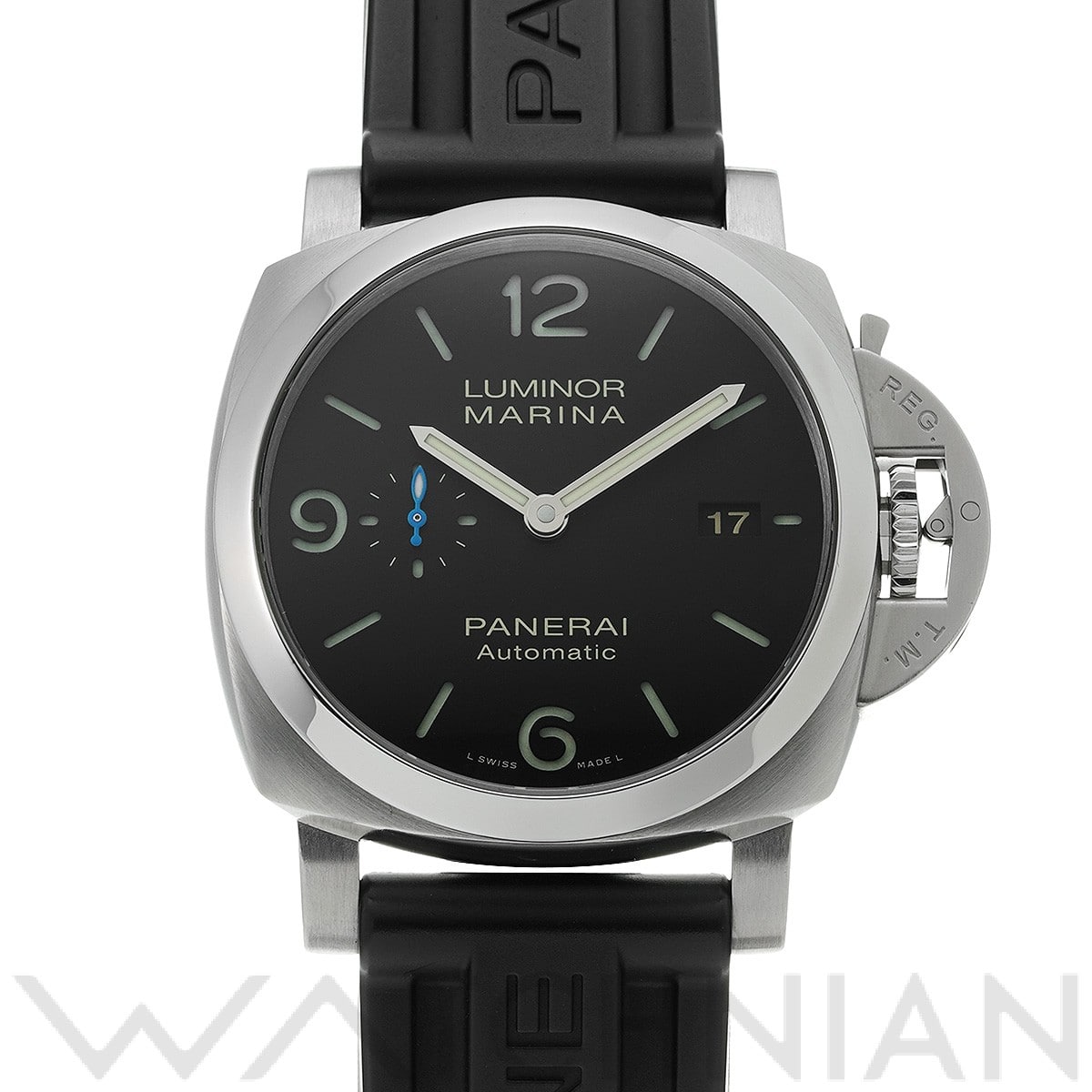 パネライ / PANERAI ルミノールマリーナ 1950 3デイズ アッチャイオ PAM01312 ブラック メンズ 時計 【中古】【wristwatch】