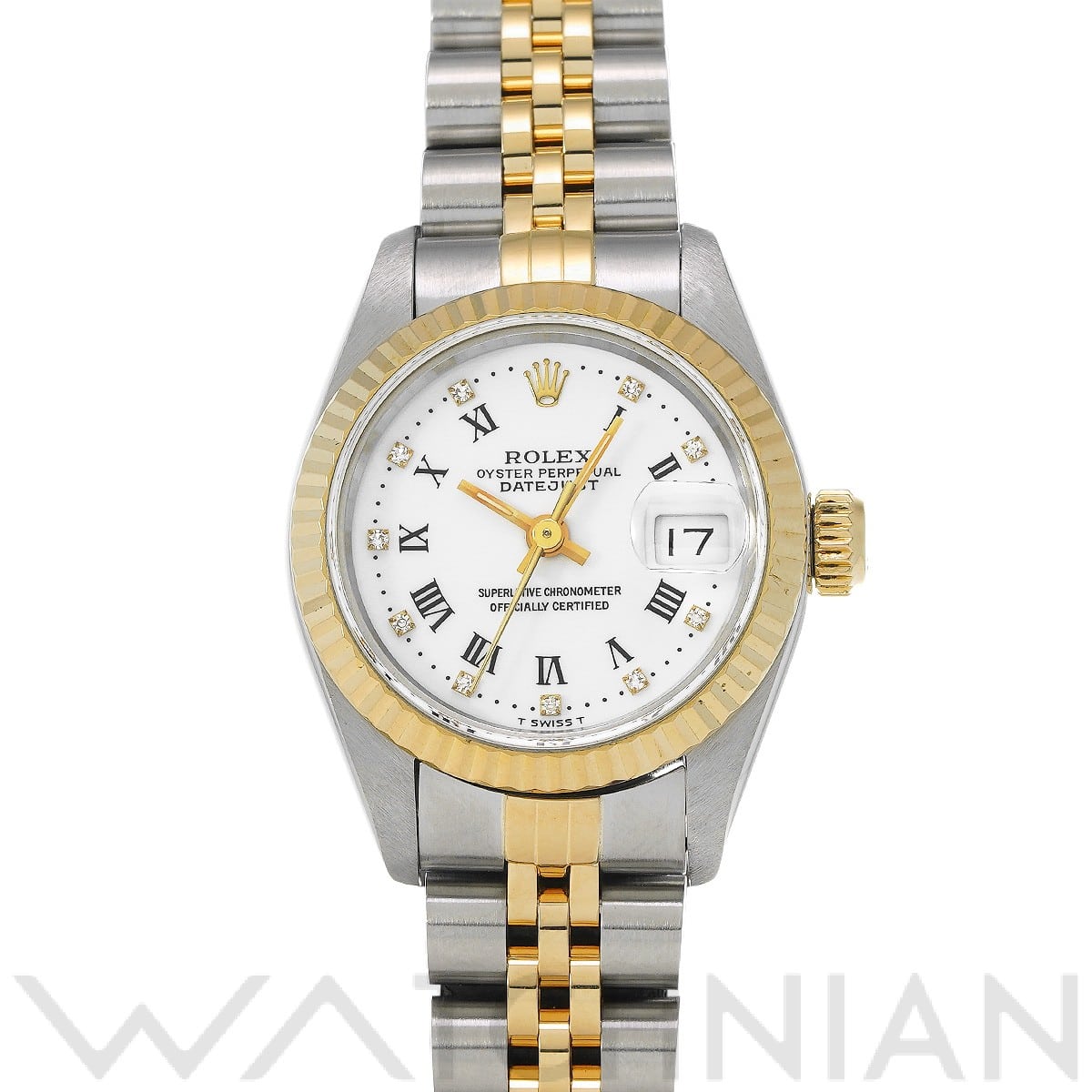 ロレックス / ROLEX デイトジャスト 69173G ホワイト/ダイヤモンド レディース 時計 【中古】【wristwatch】