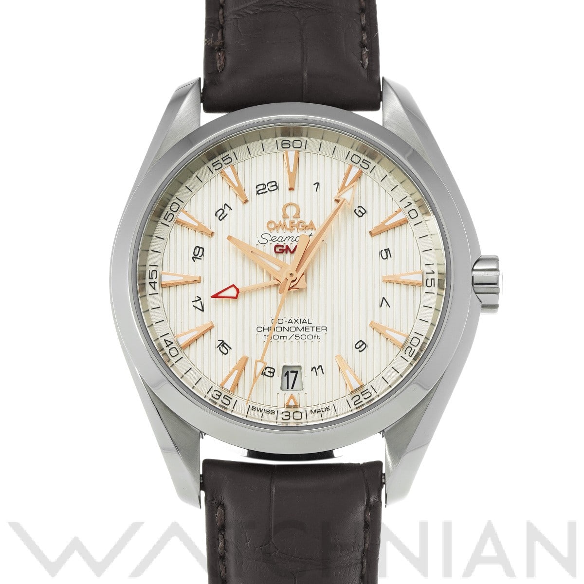 オメガ / OMEGA シーマスター アクアテラ コーアクシャル GMT 231.13.43.22.02.004 シルバー メンズ 時計 【中古】【wristwatch】