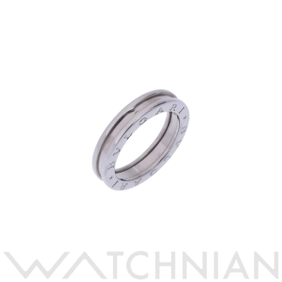 ブルガリ B-ZERO1 リング #56 シルバー 336026 K18ホワイトゴールド WG レディース ジュエリー 【中古】【jewelry】