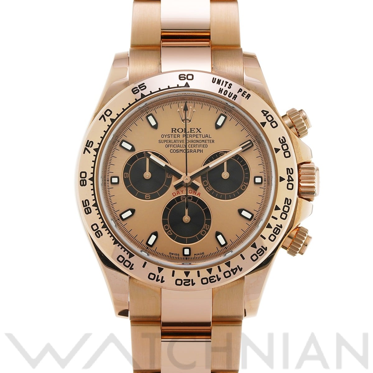 ロレックス コスモグラフ デイトナ 116505 ピンク/ブラック メンズ 時計 【中古】【wristwatch】