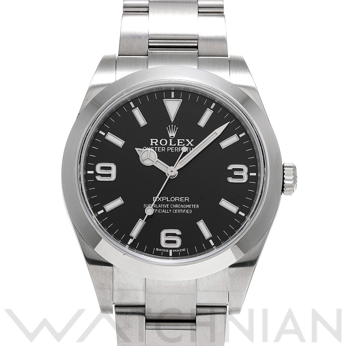 ロレックス エクスプローラー 214270 ブラック メンズ 時計 【中古】【wristwatch】