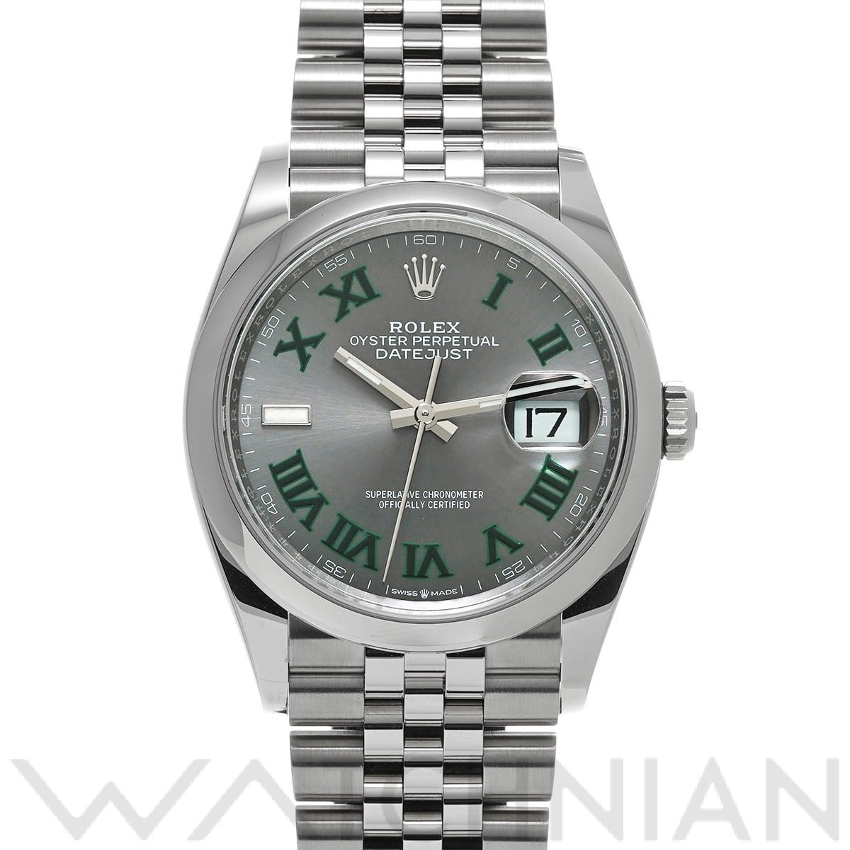 ロレックス デイトジャスト 36 126200 スレート メンズ 時計 【中古】【wristwatch】