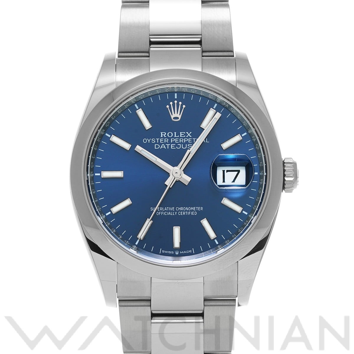 ロレックス デイトジャスト 36 126200 ブライトブルー メンズ 時計 【未使用】【wristwatch】