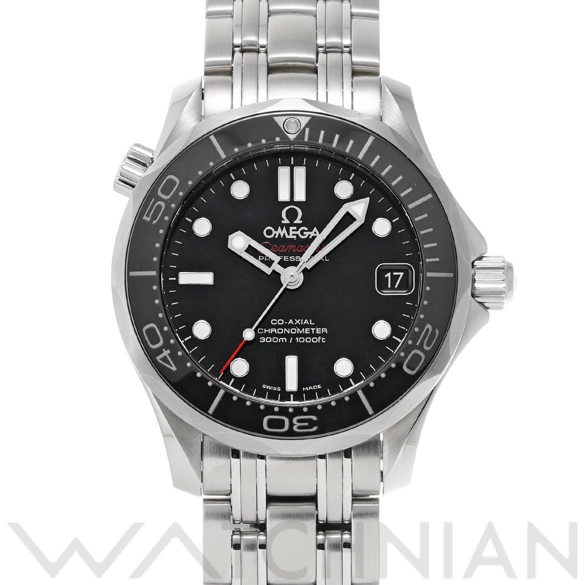 オメガ シーマスター ダイバー300 コーアクシャル 212.30.36.20.01.002 ブラック ユニセックス 時計 【中古】【wristwatch】
