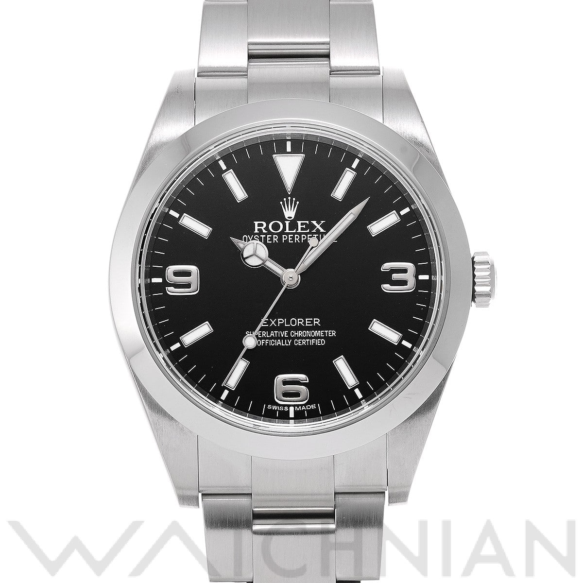 ロレックス エクスプローラー 214270 ブラック メンズ 時計 【中古】【wristwatch】