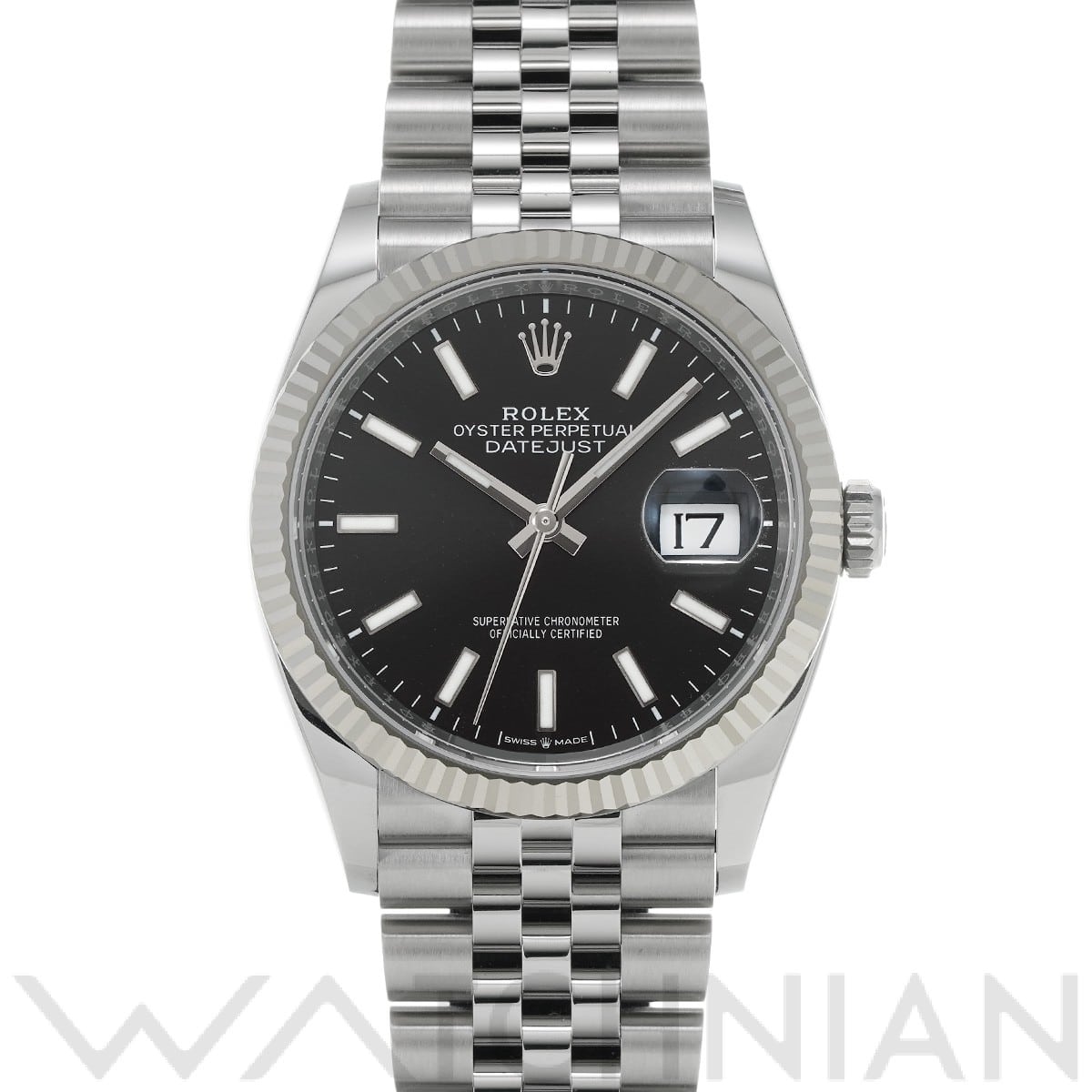 ロレックス デイトジャスト 36 126234 ブライトブラック メンズ 時計 【新品】【wristwatch】