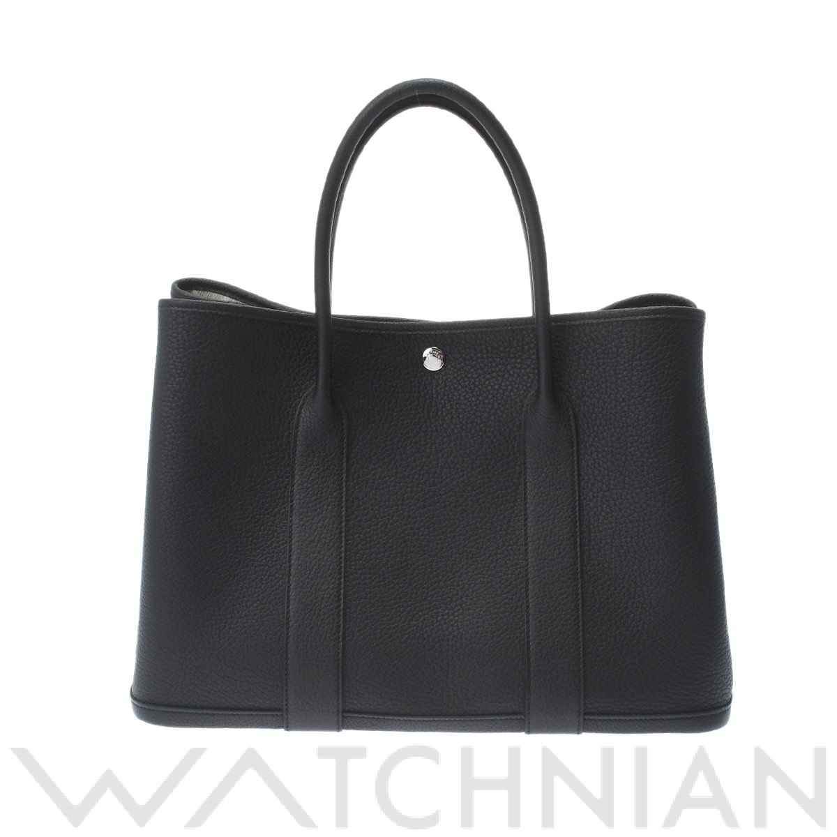 エルメス / HERMES ガーデンパーティ PM ブラック/パラジウム金具 ネゴンダ レディース バッグ 【中古】【bag】