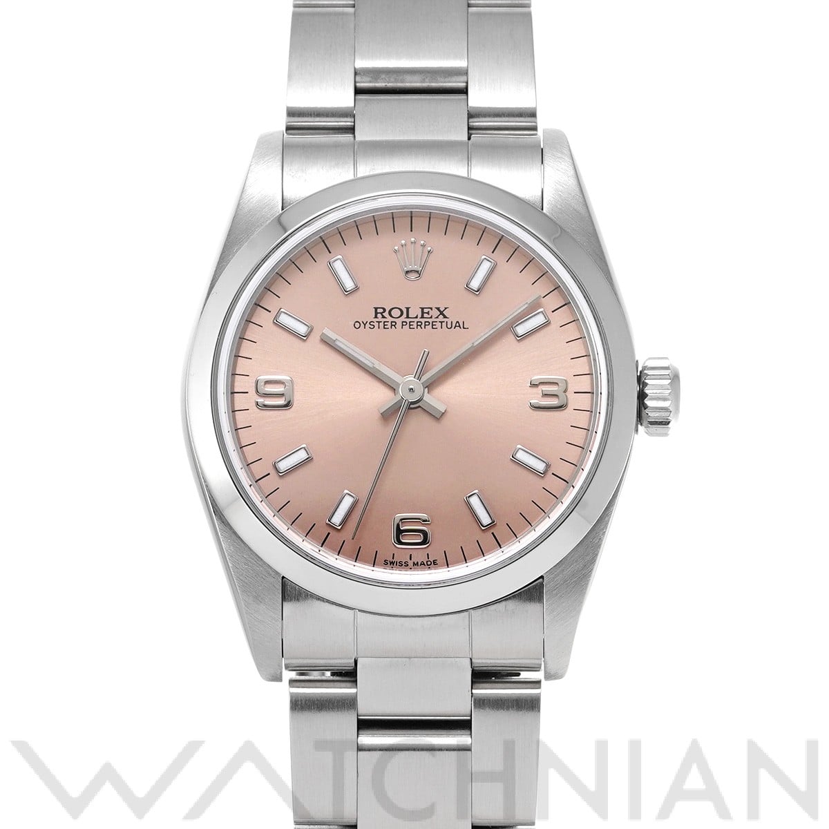 ロレックス オイスターパーペチュアル 77080 ピンク ユニセックス 時計 【中古】【wristwatch】