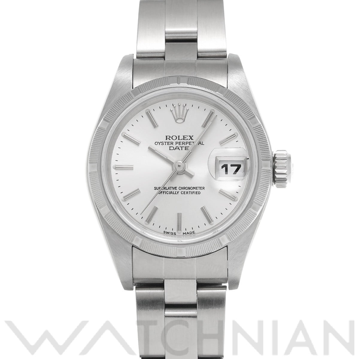 ロレックス オイスターパーペチュアル デイト 79190 シルバー レディース 時計 【中古】【wristwatch】