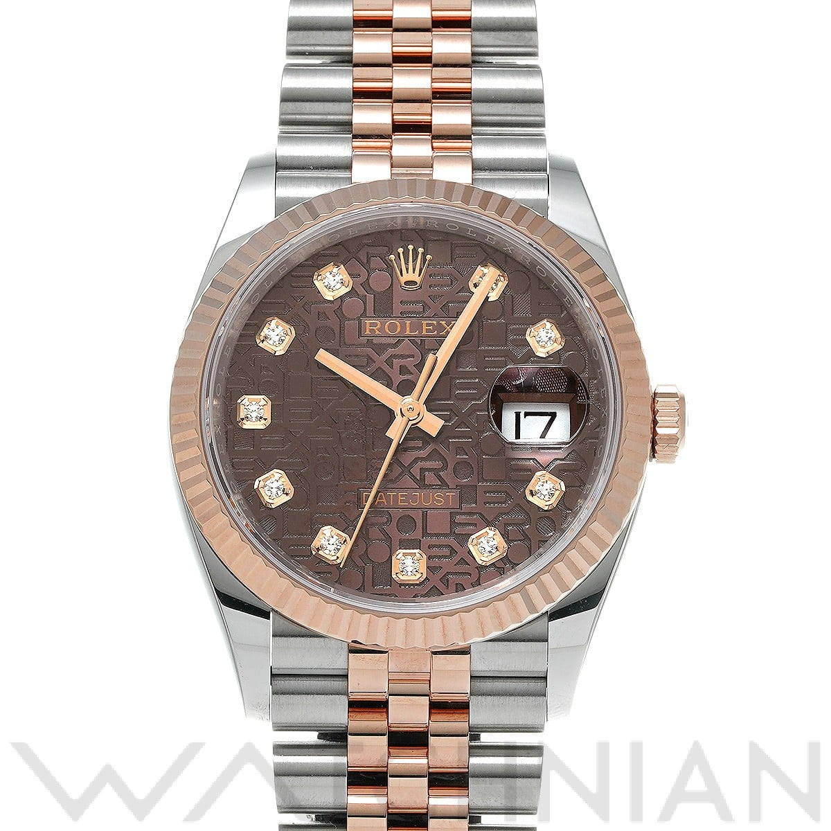 ロレックス デイトジャスト 36 126231G チョコレートコンピュータ/ダイヤモンド メンズ 時計 【中古】【wristwatch】