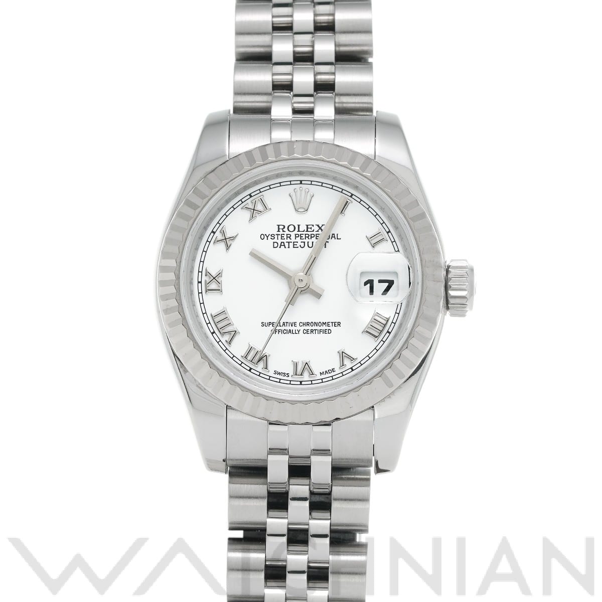 ロレックス レディ デイトジャスト 26 179174 ホワイト レディース 時計 【中古】【wristwatch】