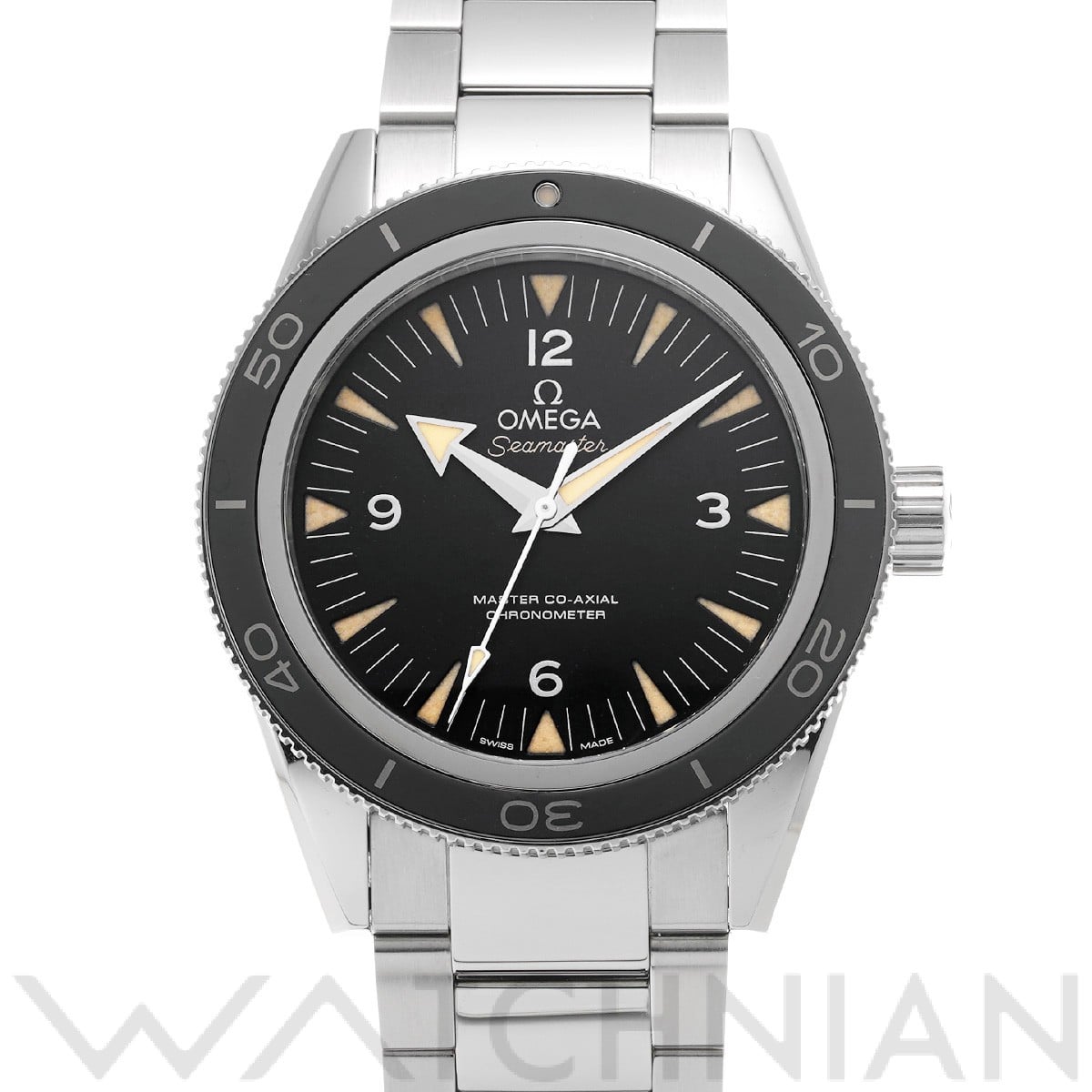 オメガ / OMEGA シーマスター 300 マスターコーアクシャル 233.30.41.21.01.001 ブラック メンズ 時計 【中古】【wristwatch】