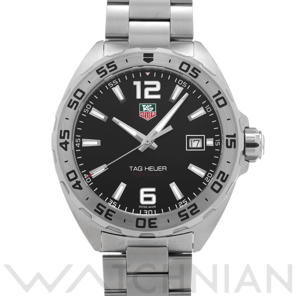 タグ ホイヤー / TAG HEUER フォーミュラ1 クォーツ WAZ1112.BA0875 ブラック メンズ 時計 【中古】【wristwatch】