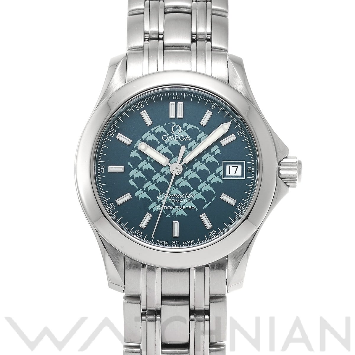 オメガ / OMEGA シーマスター 120 ジャック・マイヨール 2002 2508.80 ブルー メンズ 時計 【中古】【wristwatch】