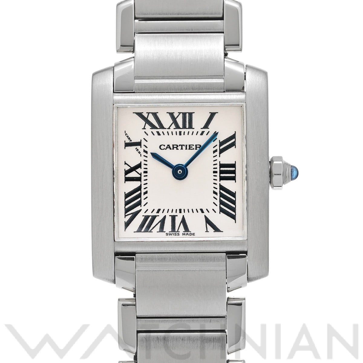 カルティエ / CARTIER タンク フランセーズ SM W51008Q3 シルバー レディース 時計 【中古】【wristwatch】