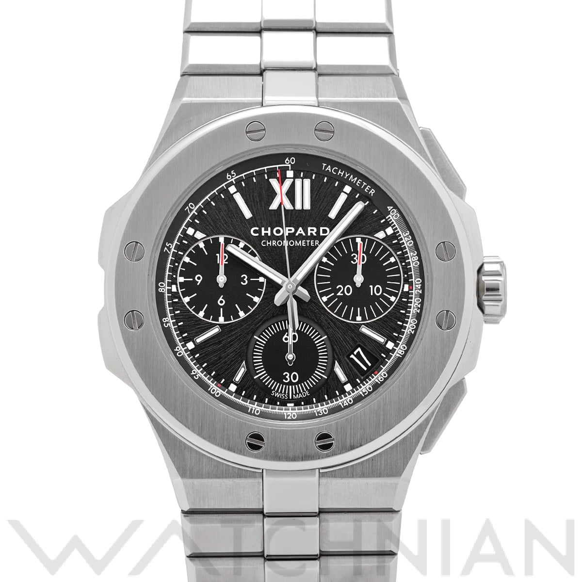 ショパール アルパイン イーグル XL クロノ 298609-3002 ブラック メンズ 時計 【中古】【wristwatch】