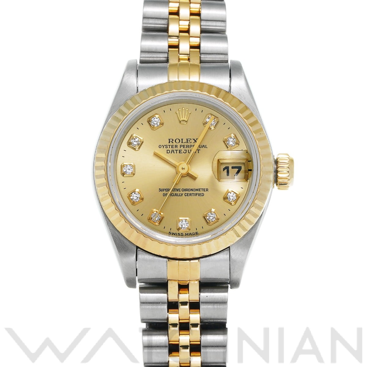 ロレックス / ROLEX デイトジャスト 69173G シャンパン/ダイヤモンド レディース 時計 【中古】【wristwatch】