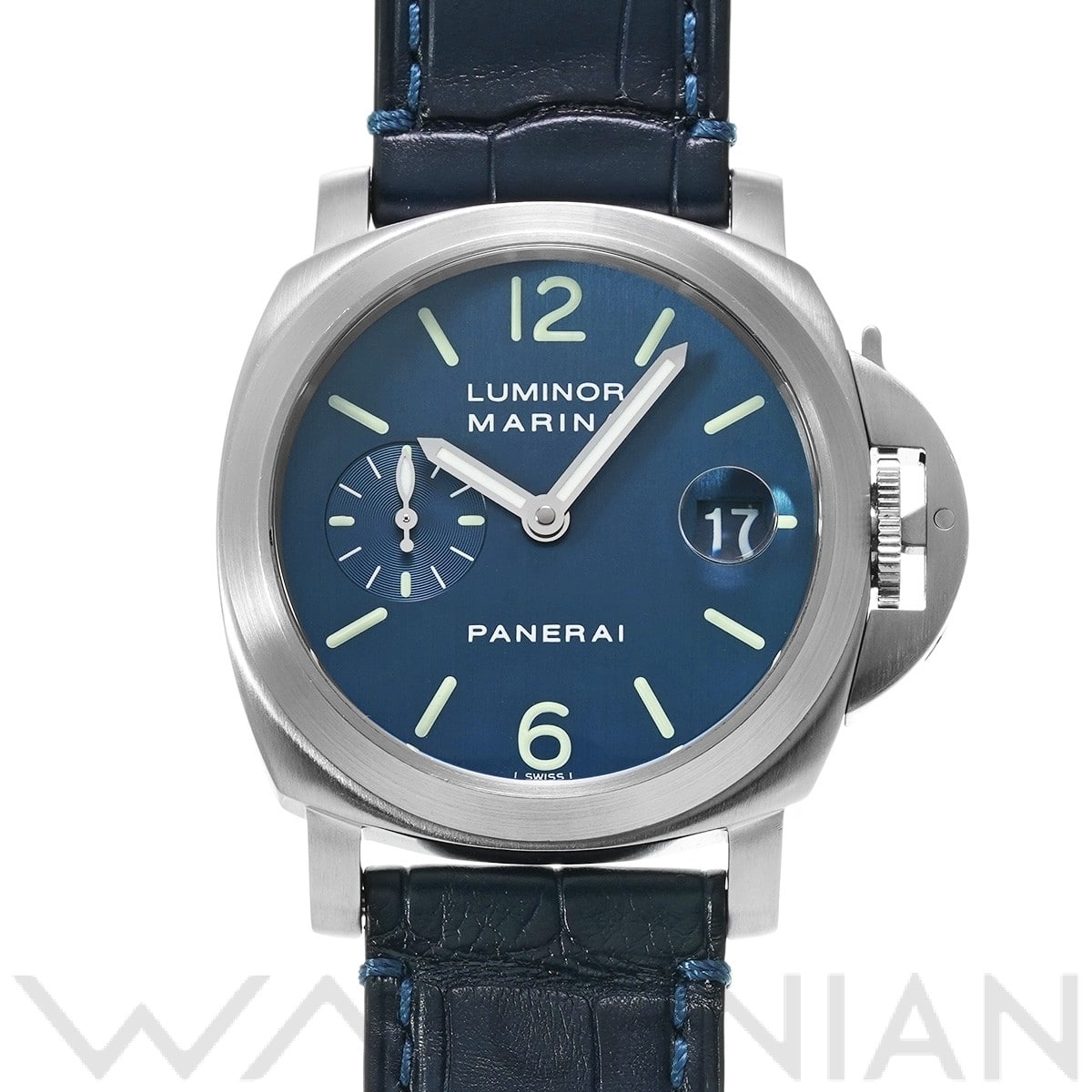 パネライ / PANERAI ルミノールマリーナ オートマティック PAM00070 ブルー メンズ 時計 【中古】【wristwatch】